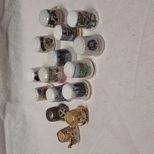 C10 : 15 pcs COLLECTIBLE TIMBLES BONE CHINA